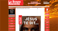 Desktop Screenshot of labonnenouvelle.fr