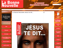 Tablet Screenshot of labonnenouvelle.fr